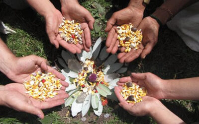 Ofrenda a la madre tierra