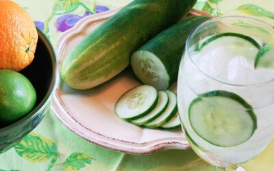 Cítrico de agua de pepino