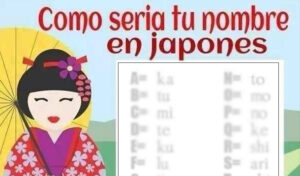 nombre en japonés