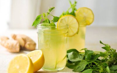 Limonada de Jengibre y Menta