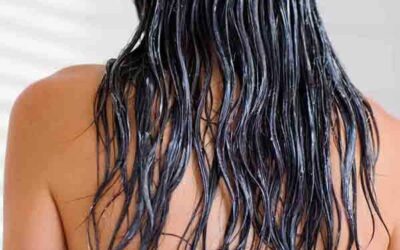 Mascarilla con mantequilla para cabello dañado